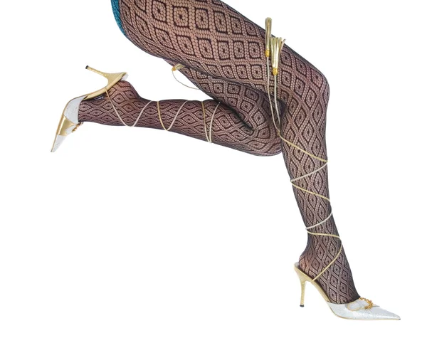 Lange vrouw benen — Stockfoto