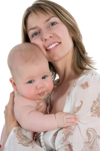 Madre felice con bambino — Foto Stock