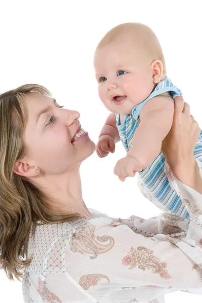 Щаслива мати з дитиною — стокове фото