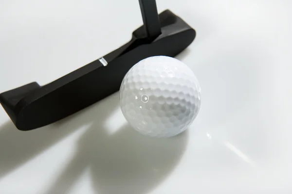 Escritório de golfe - bola de golfe — Fotografia de Stock
