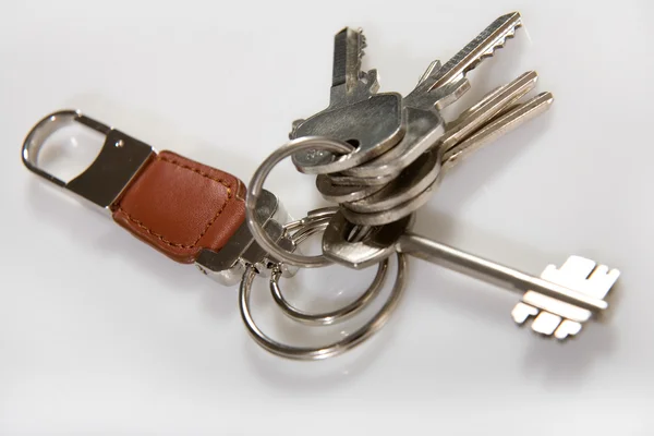 Серебряные ключи — стоковое фото