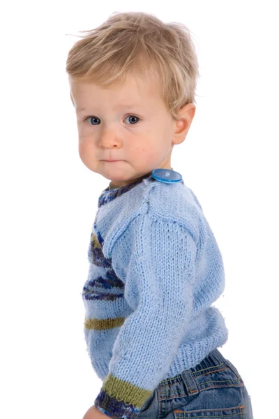 Baby on white background — Stock Photo, Image