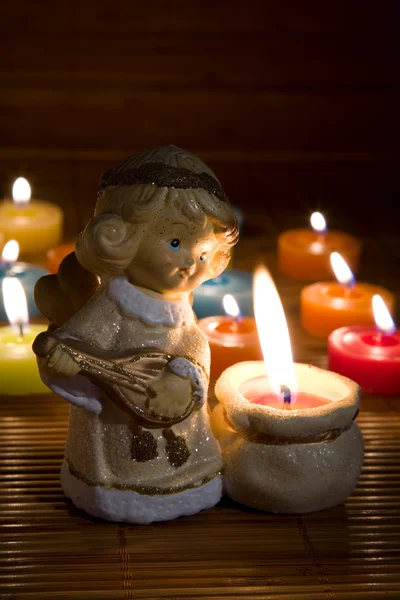Figurinha de anjo, decoração de Natal — Fotografia de Stock