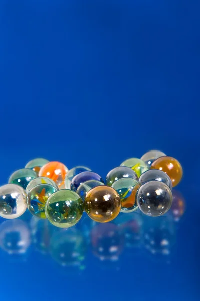 Boules de verre couleur — Photo