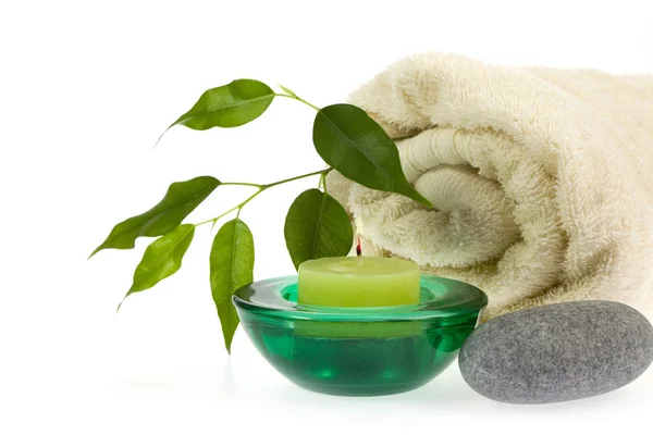 Spa composition on white background — Stock Photo, Image