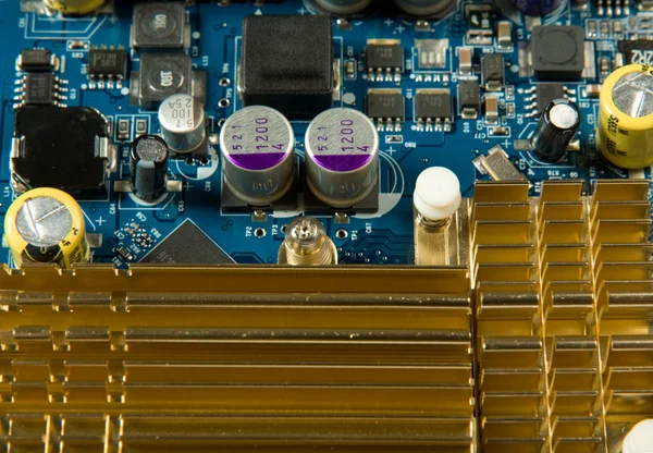 Elektronikus makró háttér — Stock Fotó