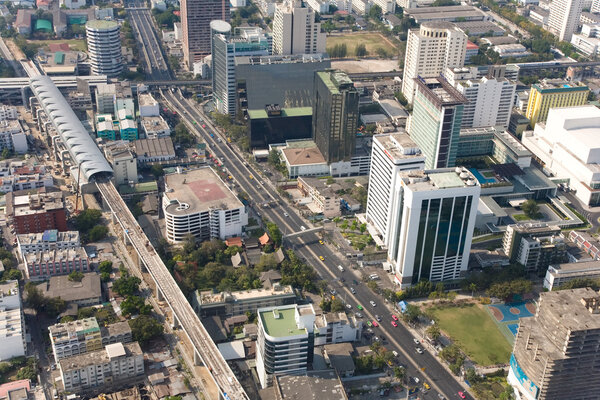 Bangkok, panorama, aerial photo