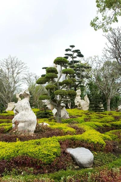 stock image The garden of stones in Thailand