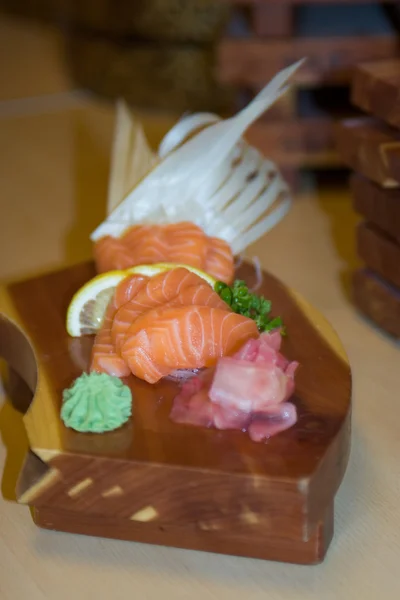 Интерьер и меню японского ресторана — стоковое фото