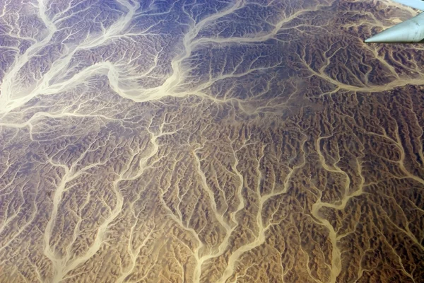 Wüste, Ägypten, Fluss, Sand, Flugzeug — Stockfoto