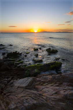 Sunset bulvarında Adası margarita, venezuela