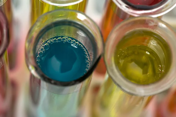 Glass test tubes — Stock Photo, Image