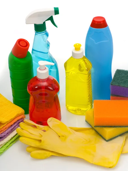 Předměty pro sanitární úklid domu — Stock fotografie