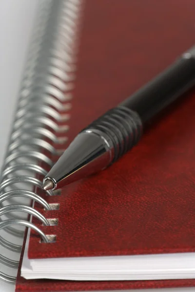 Closeup ενός γραφήματος με ένα στυλό — Φωτογραφία Αρχείου
