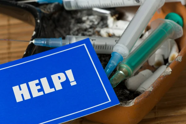 stock image Concept of harm reduction and smoking