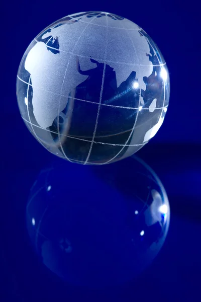 バックライトの光と青い地球 — ストック写真