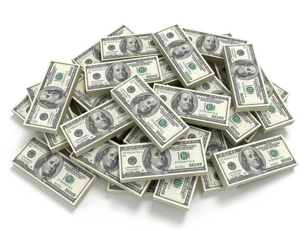 Big pile of the money — Stock Photo, Image