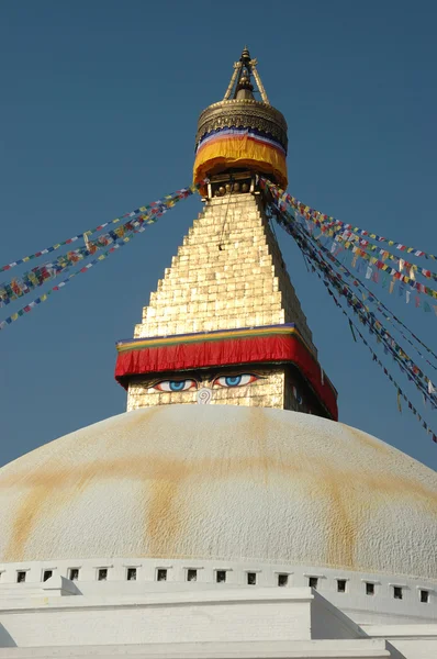 Η Στούπα Boudhanath στο Κατμαντού — Φωτογραφία Αρχείου