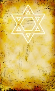 Jewish Yom Kippur grunge background clipart