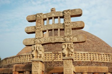 Stupa Gates in Sanchi clipart