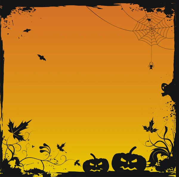 Halloween grunge vector background — Stock Vector