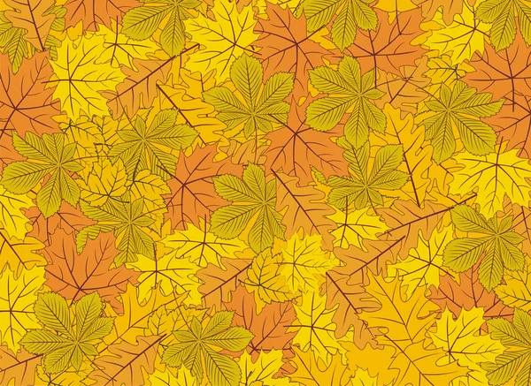 Herbst Blätter Vektor Hintergrund — Stockvektor