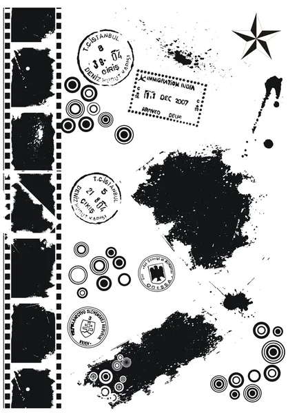 Grunge向量元素 — 图库矢量图片