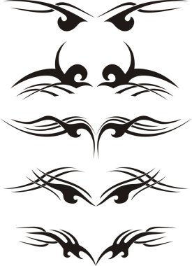 Tribal vector tattoo clipart