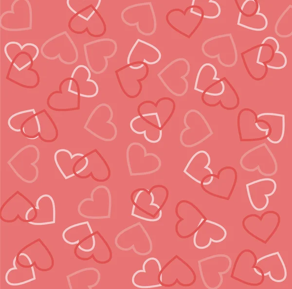 Día de San Valentín textura vector rosa — Vector de stock
