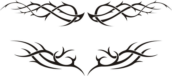 Tribal vector tattoo