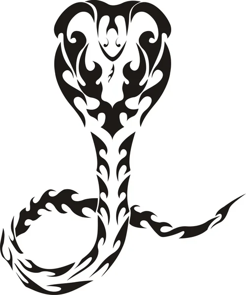 Serpent vecteur tribal — Image vectorielle
