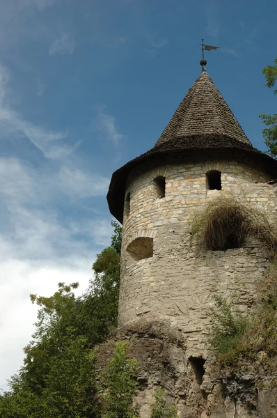 Watchtower of old castle Stock Image
