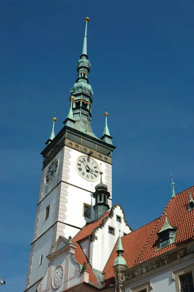 Olomouc ana kare üzerinde Belediye Binası — Stok fotoğraf