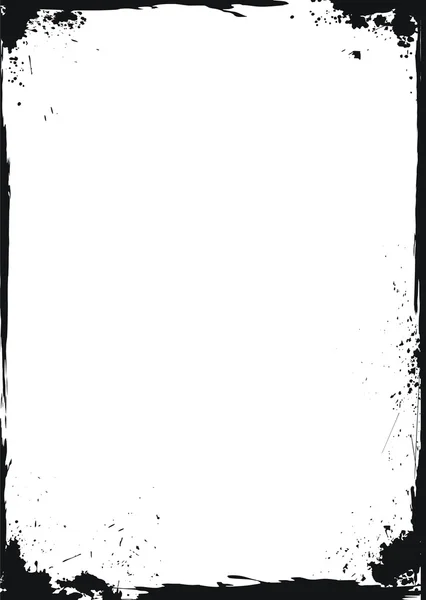 Grunge 白色框架 — 图库矢量图片