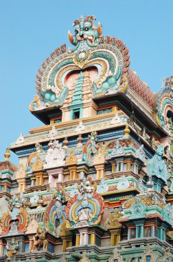Srirangam temple in Trichy,India clipart