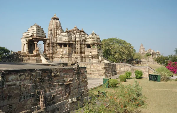 Templos hindúes en Khajuraho — Foto de Stock