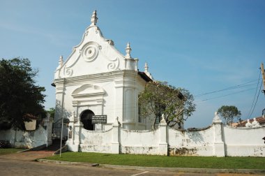 Dutch reformed church in Galle,Ceylon clipart