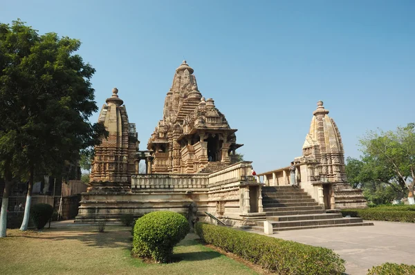 Lakshmana tempel in khajuraho, india — Stockfoto