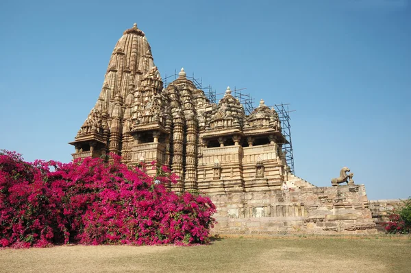 Hindoe tempels in khajuraho, india — Stockfoto