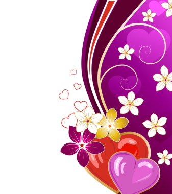 Valentine's day greeting card clipart