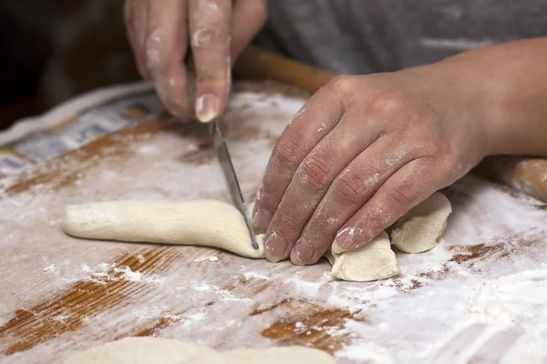 stock image Hands with a knife