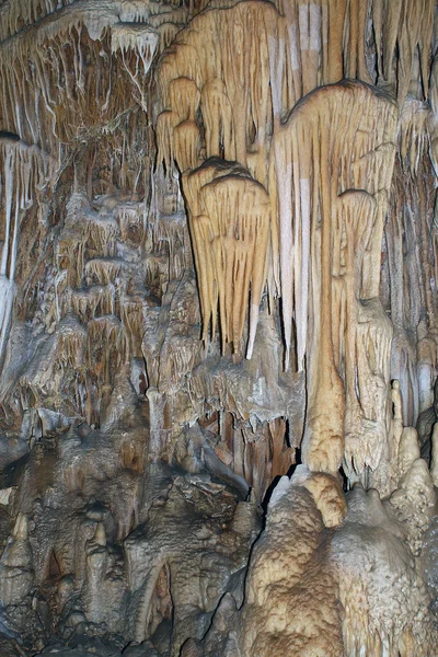Stalactites in cave — Stock Photo, Image
