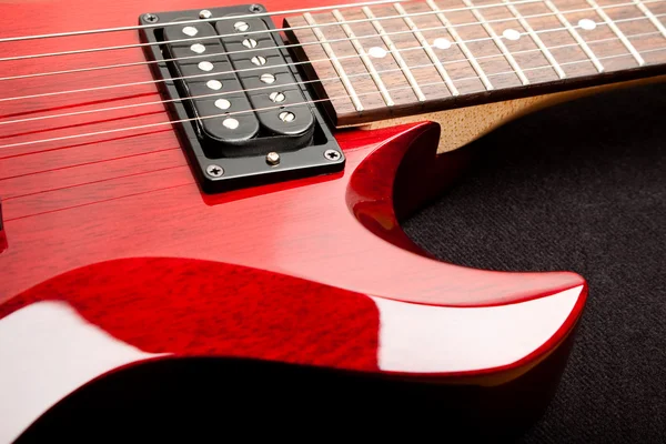 Dettaglio chitarra elettrica — Foto Stock