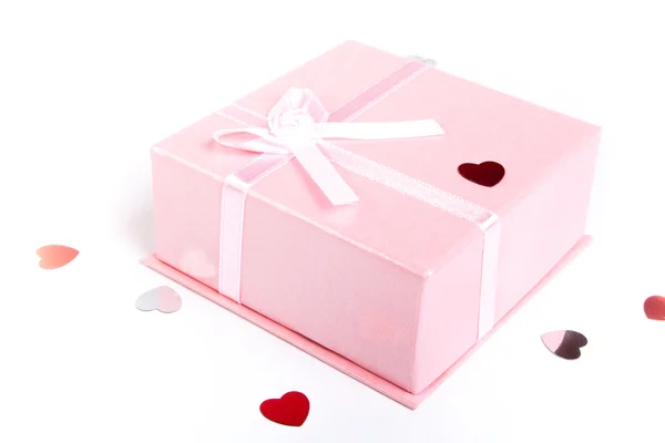 stock image Pink gift box