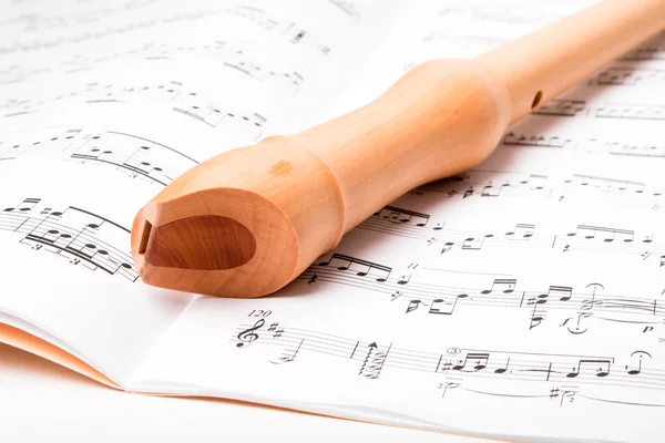 Wooden flute — Stock Photo, Image