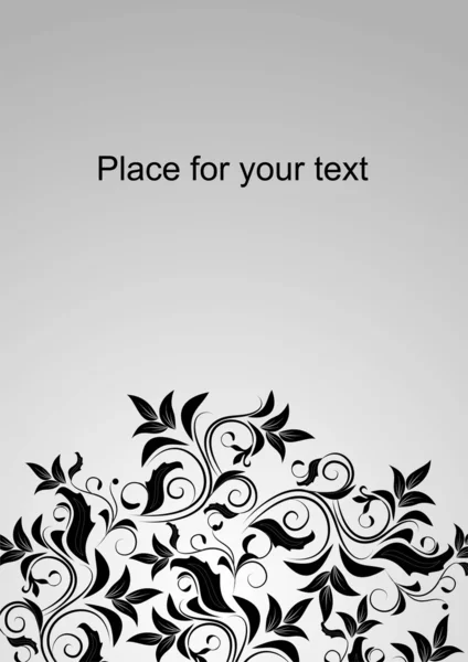 Décor texte vintage — Image vectorielle