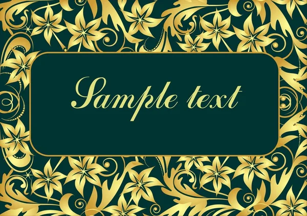 Vintage decor for text — Stock Vector