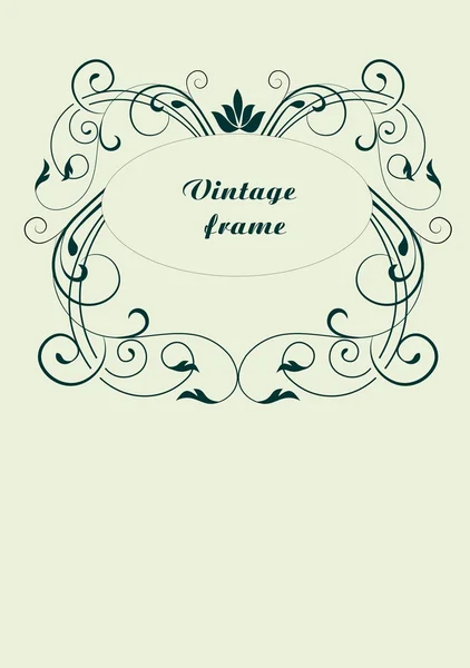 Décor vintage pour texte — Image vectorielle