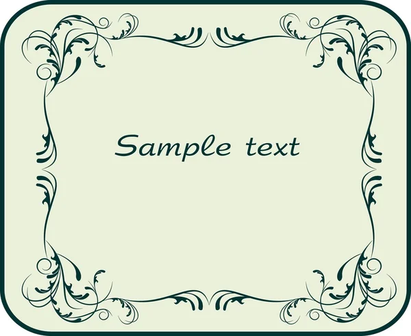 Vintage inredning för text — Stock vektor