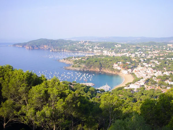 Uma vista sobre o horizonte de Mônaco — Fotografia de Stock